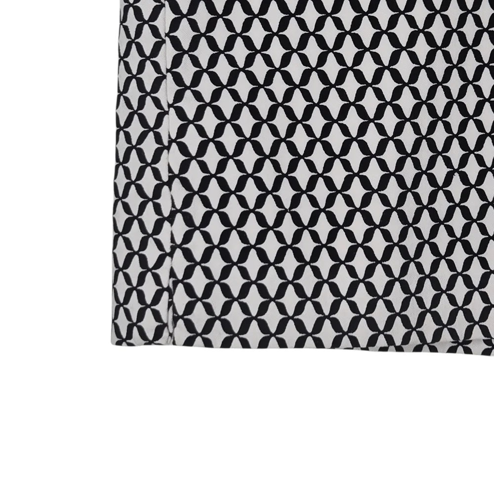 Swing Control Womens Black White Geoprint Vented Techno Pull On Golf Skort 14